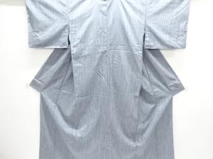 アンティーク　板締め絞り手織り紬着物
